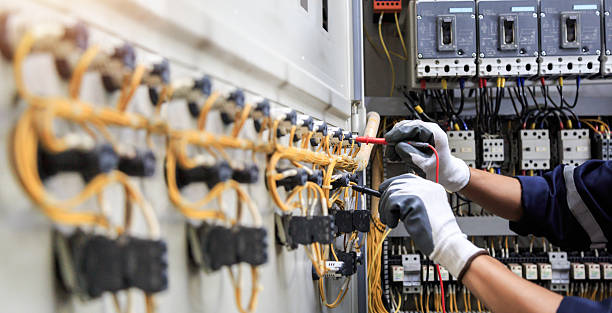 Professional Electrician technician working in Bullard, TX